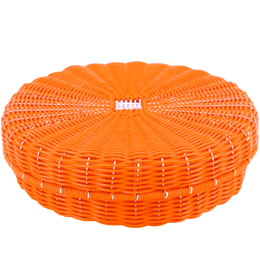 MEXICAN ORANGE TORTILLA BASKET - DYKE & DEAN
