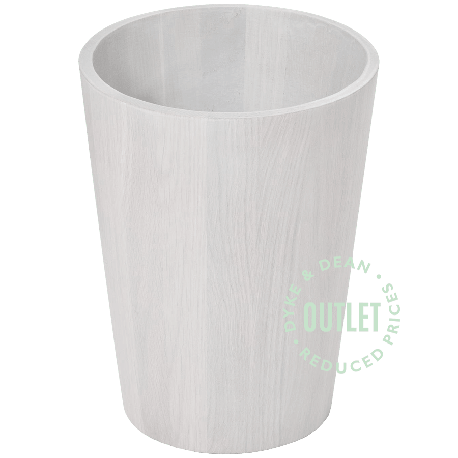 MEZZA BATHROOM BIN OYSTER WHITE OUTLET - DYKE & DEAN