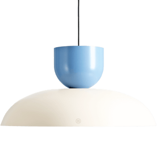 MODULAR PENDANT LIGHT DARK CREAM & DUSTY BLUE - DYKE & DEAN