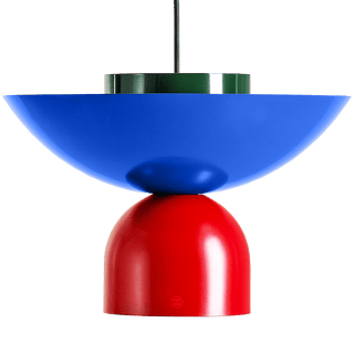 MODULAR PENDANT UTO LIGHT COBALT DEEP GREEN & RED - DYKE & DEAN