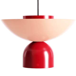 MODULAR PENDANT UTO LIGHT CORAL & RED - DYKE & DEAN