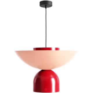 MODULAR PENDANT UTO LIGHT CORAL & RED - DYKE & DEAN