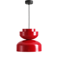 MODULAR WIDE PENDANT LIGHT RED WINE - DYKE & DEAN