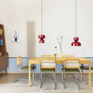 MODULAR WIDE PENDANT LIGHT RED WINE - DYKE & DEAN