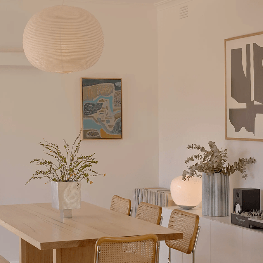 MOLA LINEN LIGHT SHADE 80CM - DYKE & DEAN