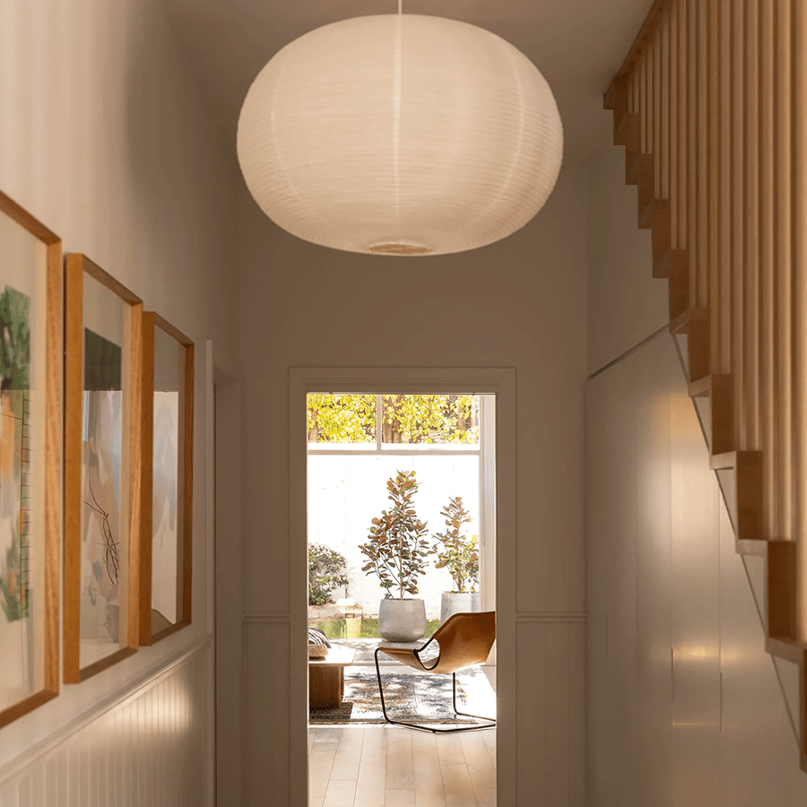 MOLA LINEN LIGHT SHADE 80CM - DYKE & DEAN