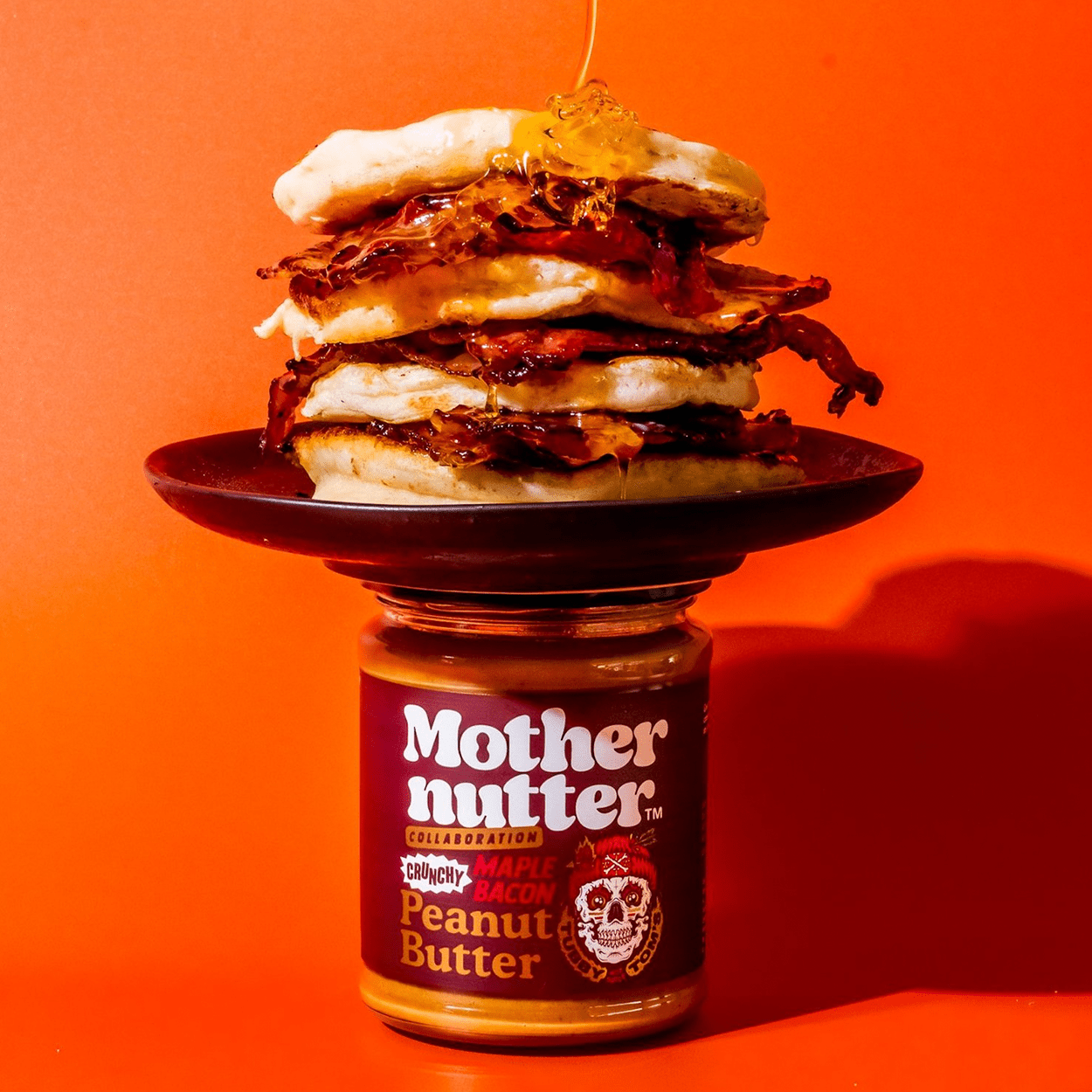 MOTHER NUTTER CRUNCHY MAPLE BACON PEANUT BUTTER - DYKE & DEAN