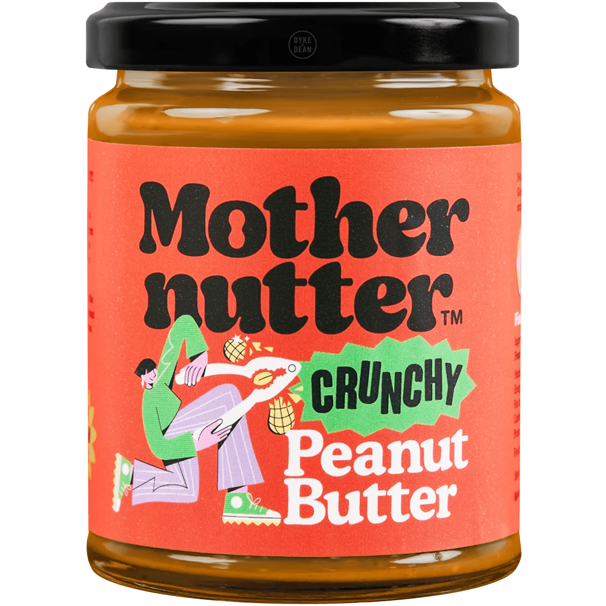 MOTHER NUTTER CRUNCHY PEANUT BUTTER - DYKE & DEAN