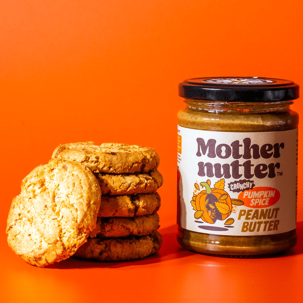 MOTHER NUTTER CRUNCHY PUMPKIN SPICE PEANUT BUTTER - DYKE & DEAN