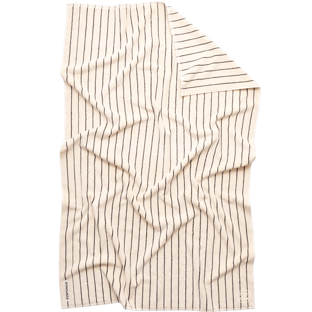 NARAM BATH TOWELS CREAM & INK - DYKE & DEAN