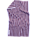 NARAM BATH TOWELS WINE & LAVENDER BLUE - DYKE & DEAN