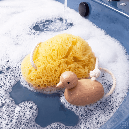 NATURAL BATH SPONGE WITH DUCK - DYKE & DEAN