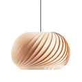 NATURE BEECH WOOD PENDANT LIGHT SMALL - DYKE & DEAN