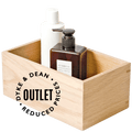 OAK BATHROOM STORAGE BOX OUTLET - DYKE & DEAN