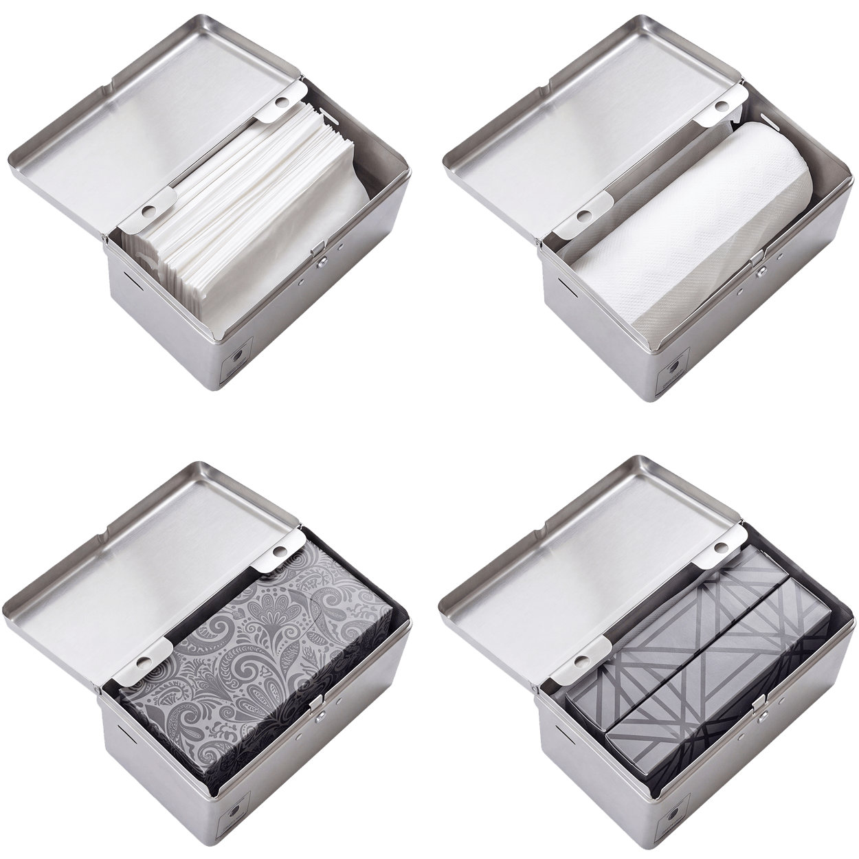 PAPER ROLL & TISSUE DISPENSER OLIVE - DYKE & DEAN