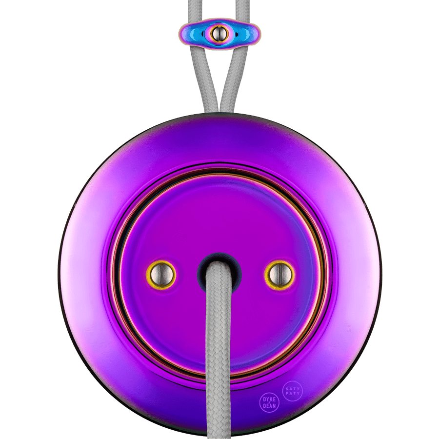 PORCELAIN KATY PATY COLONA ROUND SURFACE MOUNTED CABLE GLAND SOCKET VIOLEDO - DYKE & DEAN