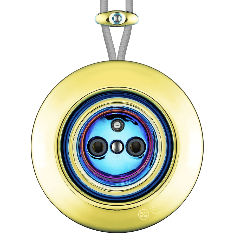 PORCELAIN KATY PATY COLONA ROUND SURFACE MOUNTED EURO SOCKET LUCEDO - DYKE & DEAN