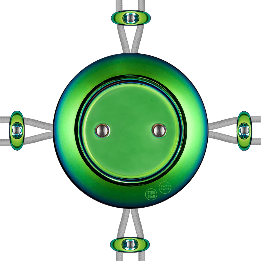 PORCELAIN KATY PATY COLONA ROUND SURFACE MOUNTED JUNCTION BOX CHLOREDO - DYKE & DEAN