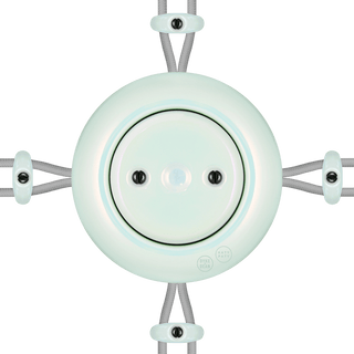 PORCELAIN KATY PATY COLONA ROUND SURFACE MOUNTED JUNCTION BOX CONCHA - DYKE & DEAN