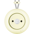 PORCELAIN KATY PATY COLONA ROUND SURFACE MOUNTED MOTION SENSOR VANILLA - DYKE & DEAN