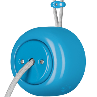 PORCELAIN ROUND SURFACE MOUNTED CABLE GLAND SOCKET AZURE - DYKE & DEAN