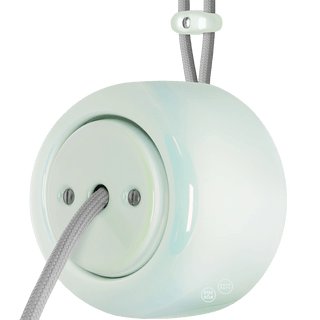 PORCELAIN ROUND SURFACE MOUNTED CABLE GLAND SOCKET CONCHA - DYKE & DEAN