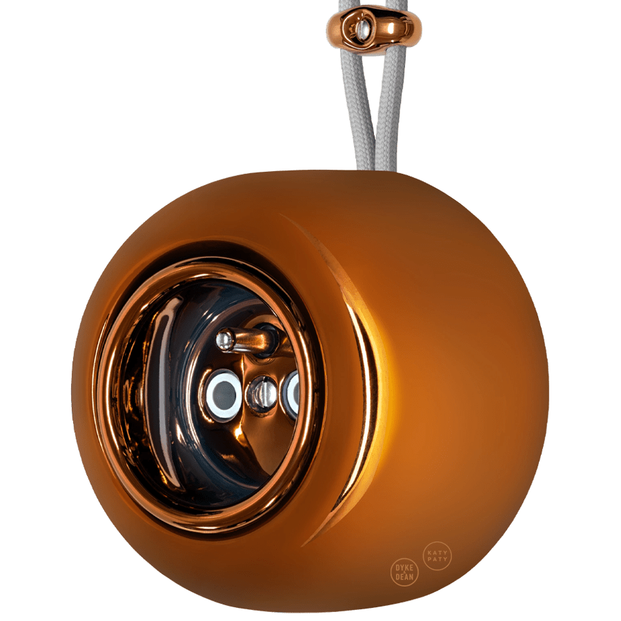 PORCELAIN ROUND SURFACE MOUNTED EURO SOCKET BRONZE - DYKE & DEAN