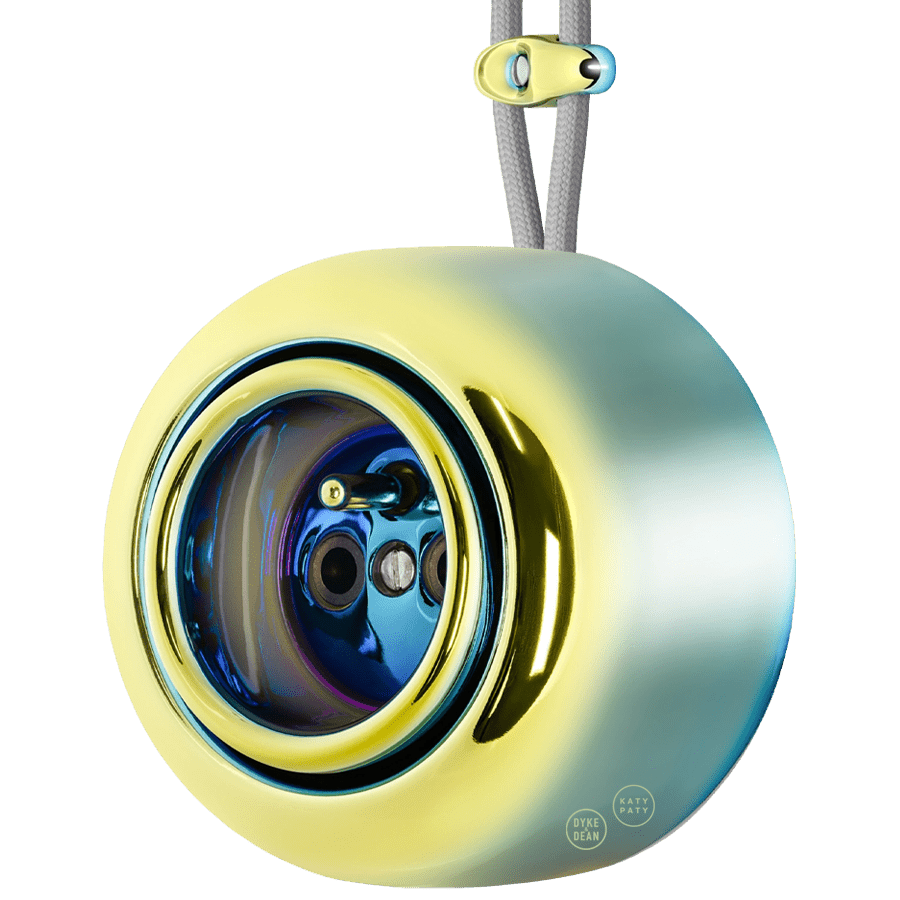 PORCELAIN ROUND SURFACE MOUNTED EURO SOCKET LUCEDO - DYKE & DEAN