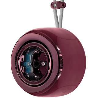 PORCELAIN ROUND SURFACE MOUNTED SCHUKO SOCKET PURPLE - DYKE & DEAN