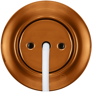 PORCELAIN WALL CABLE GLAND SOCKET BRONZE - DYKE & DEAN