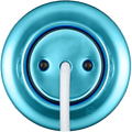 PORCELAIN WALL CABLE GLAND SOCKET SKY BLUE - DYKE & DEAN
