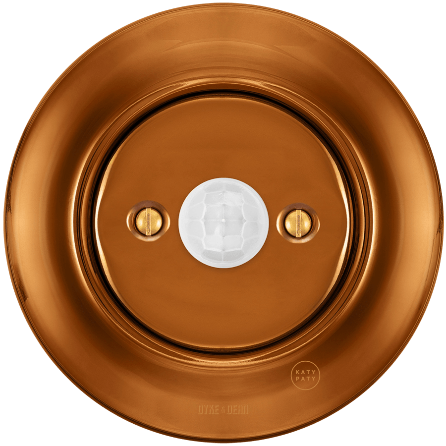 PORCELAIN WALL CABLE MOTION SENSOR BRONZE - DYKE & DEAN