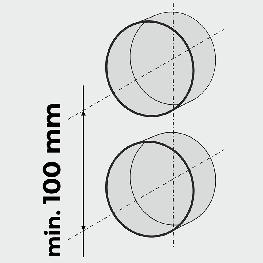 PORCELAIN WALL END PLUG SOCKET CARROT - DYKE & DEAN