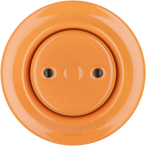 PORCELAIN WALL END PLUG SOCKET CARROT - DYKE & DEAN