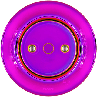 PORCELAIN WALL END PLUG SOCKET VIOLEDO - DYKE & DEAN
