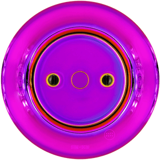 PORCELAIN WALL END PLUG SOCKET VIOLEDO - DYKE & DEAN