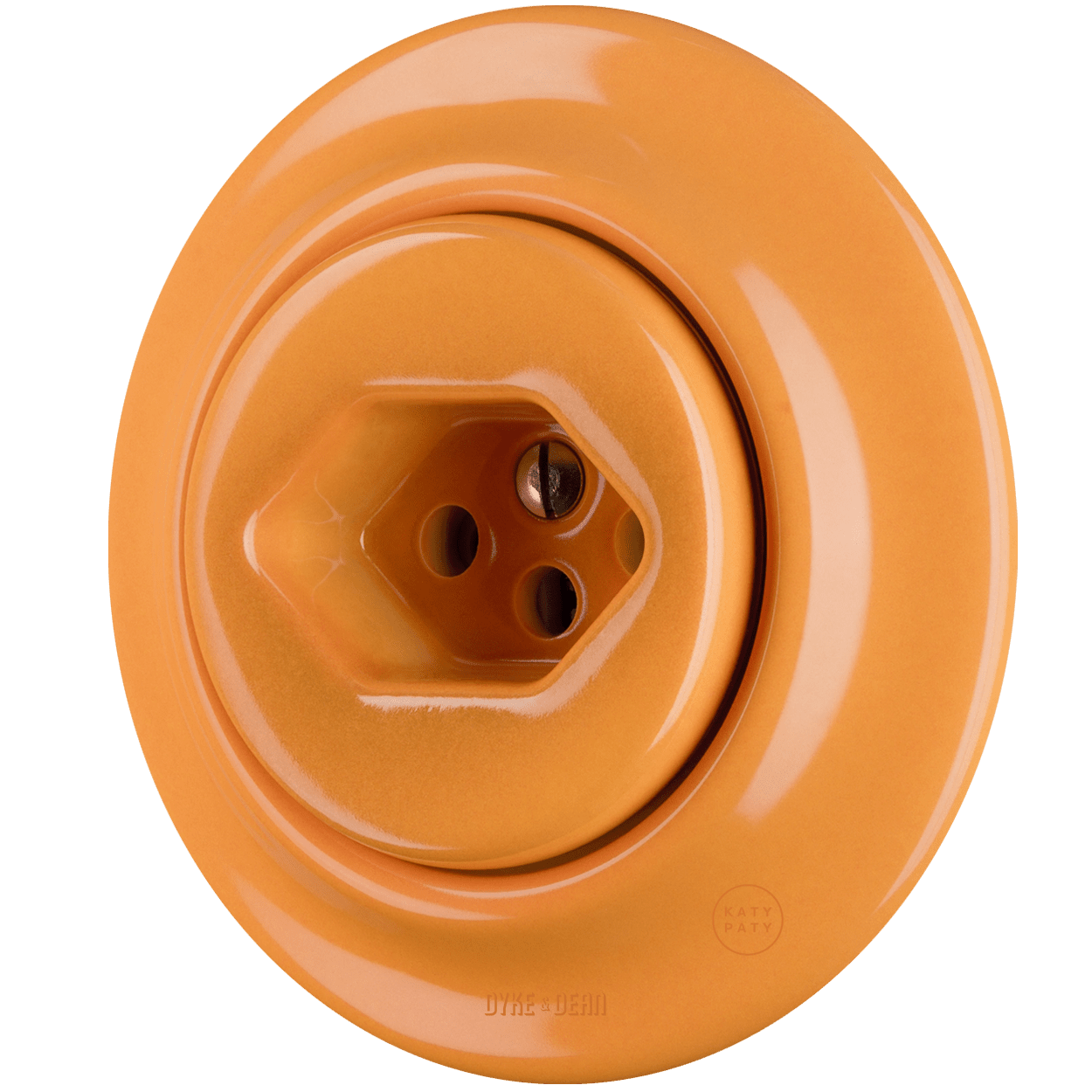 PORCELAIN WALL MOUNTED SWISS SOCKET CARROT - DYKE & DEAN