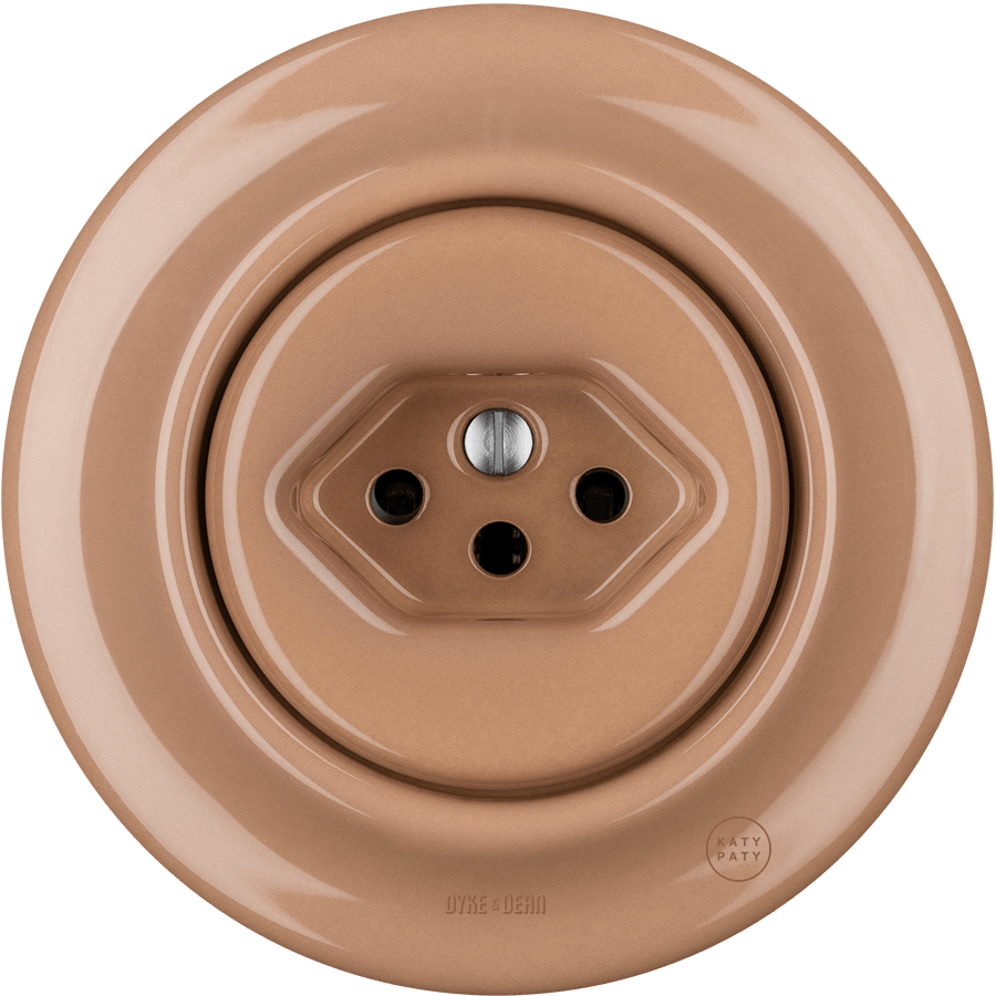 PORCELAIN WALL MOUNTED SWISS SOCKET DERMA - DYKE & DEAN