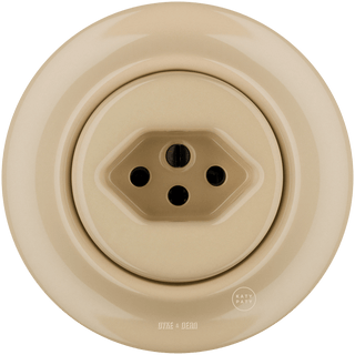 PORCELAIN WALL MOUNTED SWISS SOCKET SAND - DYKE & DEAN