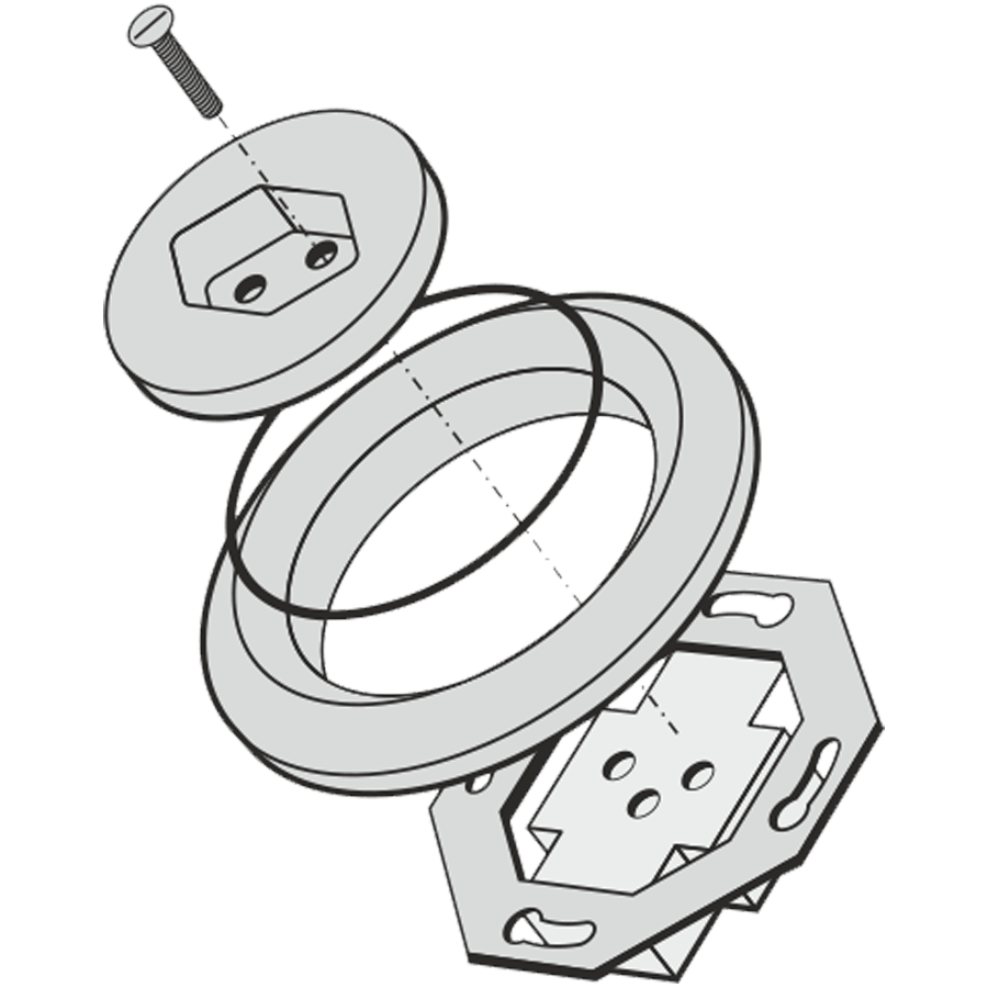 PORCELAIN WALL MOUNTED SWISS SOCKET YELLOW - DYKE & DEAN