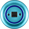 PORCELAIN WALL SOCKET SKY BLUE HDMI - DYKE & DEAN