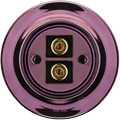 PORCELAIN WALL SPEAKER SOCKET PURPLE - DYKE & DEAN