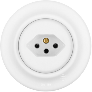 PORCELAIN WALL SWISS SOCKET MATT WHITE - DYKE & DEAN