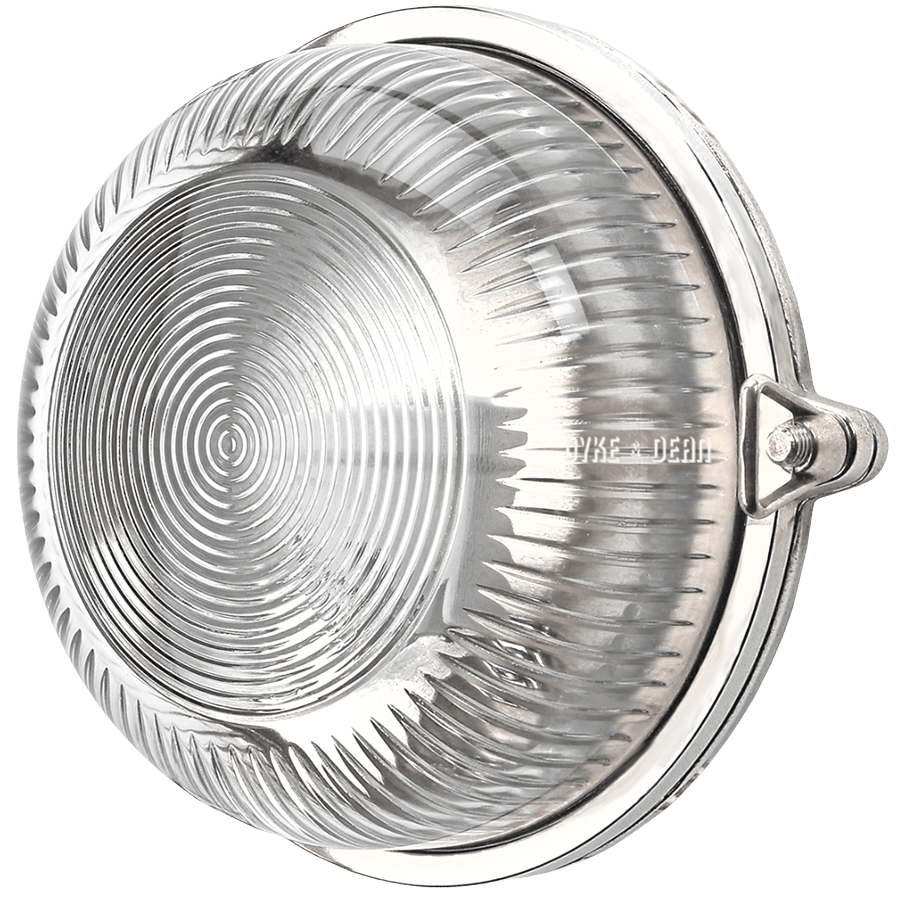 ROUND CHROME WALL AND CEILING LAMP - DYKE & DEAN