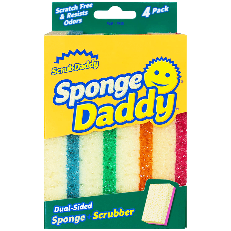 SCRUB DADDY SPONGE DADDY 4 PACK - DYKE & DEAN
