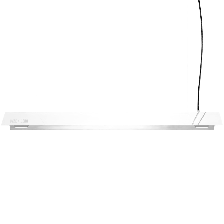 SHADED PENDANT STRIP LIGHTS PLATED - DYKE & DEAN