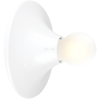SMALL FUNNEL LAMP WHITE - DYKE & DEAN