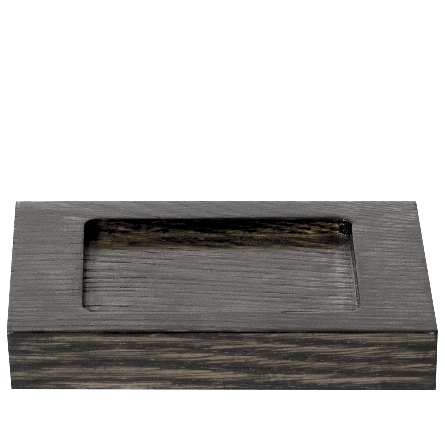 SOAP DISH IN DARK OAK - DYKE & DEAN