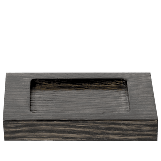 SOAP DISH IN DARK OAK - DYKE & DEAN