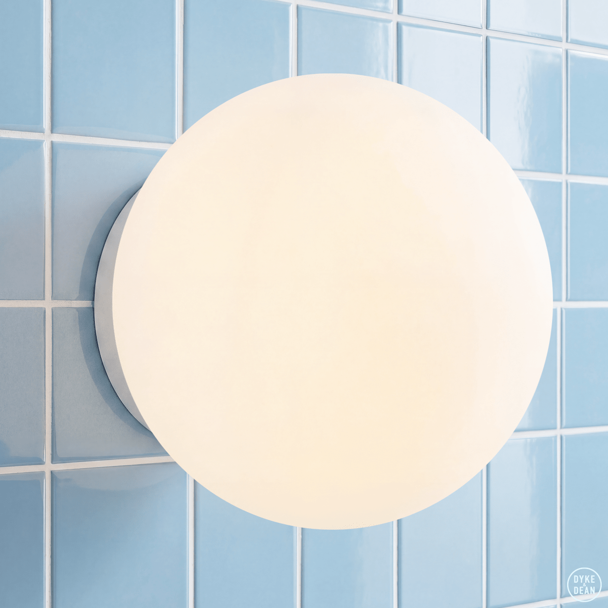 SPHERE LAMP WHITE BASE 400mm - DYKE & DEAN